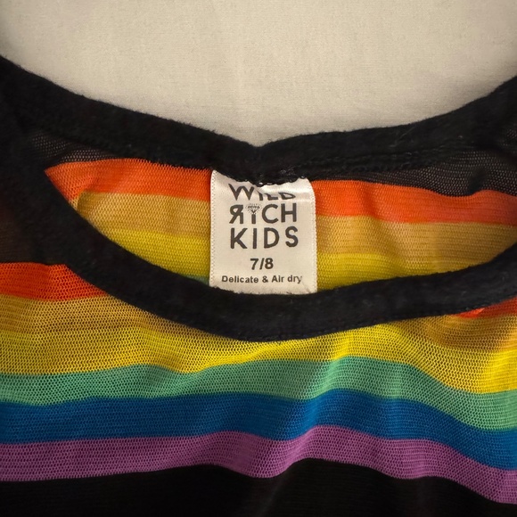 Wild Rich Kids Rainbow mesh leo - Picture 2 of 2